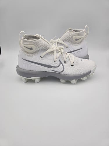 Nike Alpha Huarache NXT MCS 'White Wolf Grey' Baseball Cleats Mens Size 7.5