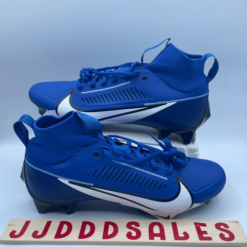 Nike Vapor Edge Pro 360 2 Football Cleats Blue White DA5456-414 Men's Sz 10