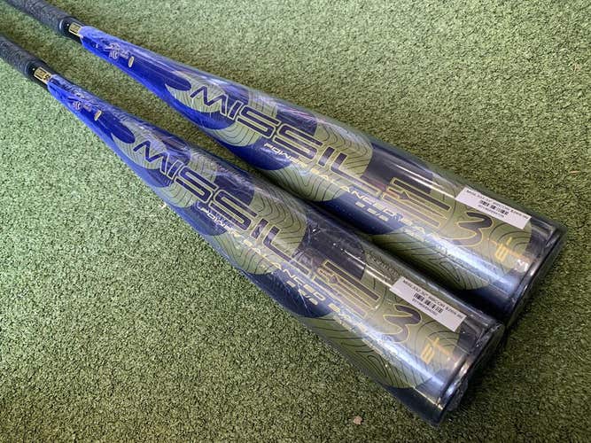 Stinger Missile 3 BBCOR 33/30 Baseball Bat ~ New -3 MISL3