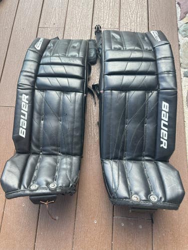 Used Bauer Reactor 2000 Hockey Goalie Leg Pads (28" + 1")