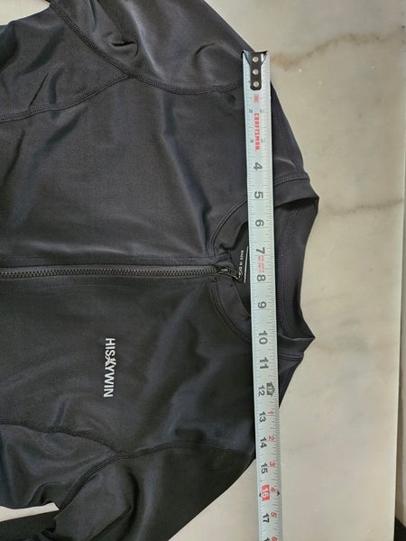 Used HISKYWIN Womens UPF 50+ Sun Protection Tops Long Sleeve Half-Zip Thumb Hole, Size M
