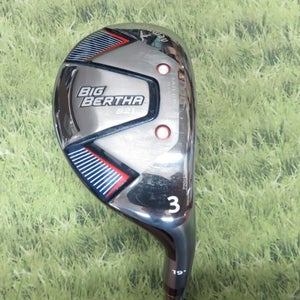Callaway BIG BERTHA B21 * 19* 3 Hybrid RCH 65 STIFF