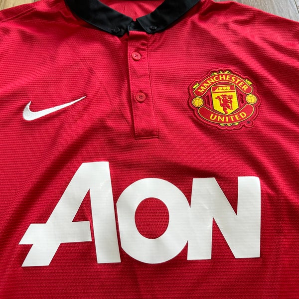 Nike Manchester United 2013-2014 Home Kit Soccer Football Jersey, Large