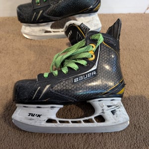 Used Youth Bauer Supreme One.9 Hockey Skates 13Y