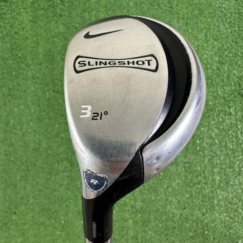 READ Nike Slingshot 3H Hybrid 21 Regular Flex R300 Dynamic Gold SL Steel LH