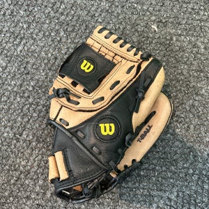 Brown Used Wilson A450 Right Hand Throw Baseball Glove 10"
