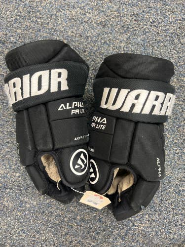 Black Used Junior Warrior Alpha FR Lite Gloves 12"