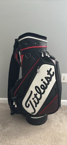 Titleist  Tour Staff Bag (Red, White And Black)