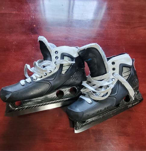 Used True One Piece goalie Skates