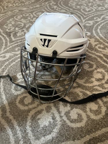 White Warrior Covert PX+ Box Lacrosse Helmet