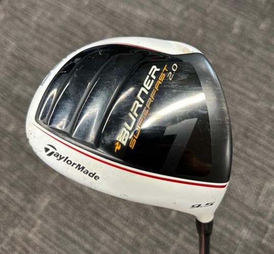 Used Men's TaylorMade Burner Superfast 2.0 Driver Right Handed Stiff Flex 9.5 Loft