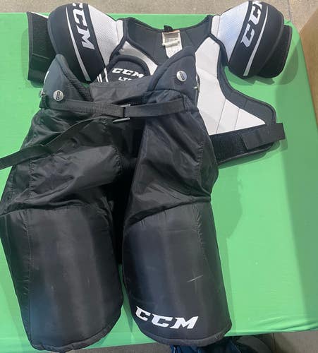 Black Used Junior Large CCM LTP Hockey Bundle