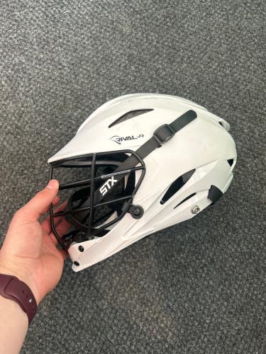 White Used Youth STX Rival Jr. Helmet