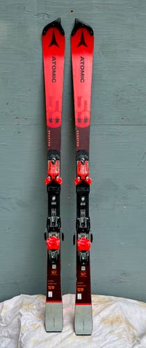Used 2022 Atomic 157 cm Racing Redster S9 Skis With X12 bindings