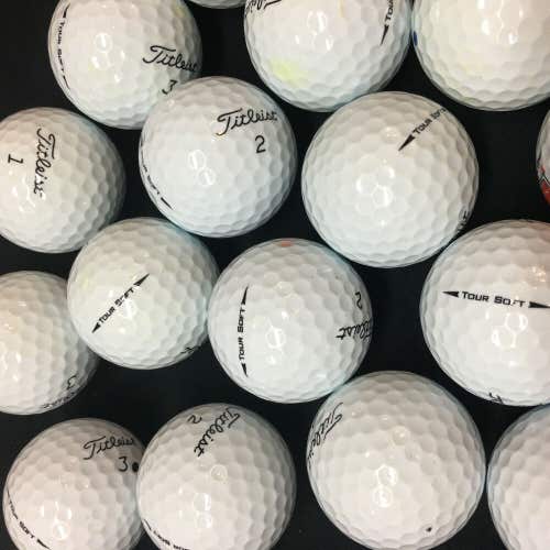 Titleist Tour Soft....5 Dozen Premium AAA Used Golf Balls