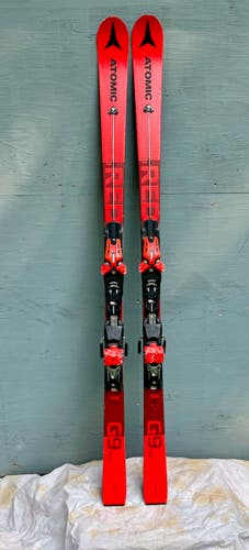 Used 2020 Atomic 166 cm Racing Redster G9 Skis With X12 Bindings