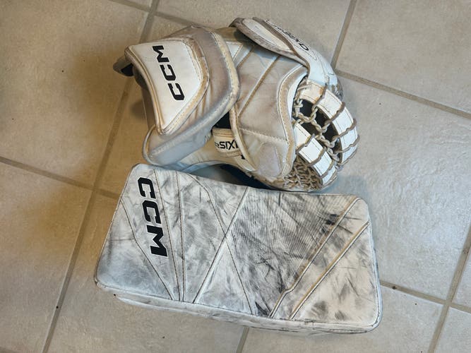CCM Junior Goalie Glove and Blocker Set