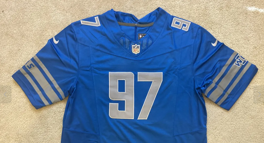 NEW - Youth Stitched Nike NFL Jersey - Aiden Hutchison - Lions - M-XL - Kids Childrens