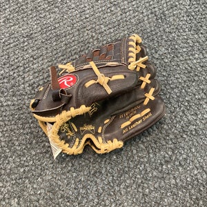 Brown Used Rawlings Highlight Series Right Hand Throw Baseball Glove 10"