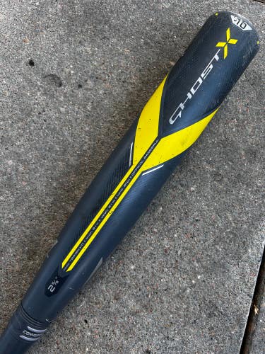 Used Kid Pitch (9YO-13YO) 2018 Easton Ghost X Bat USABat Certified (-10) Composite 21 oz 31"