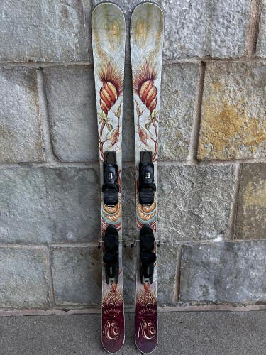 Used Women's Icelantic Pilgram 151 cm All Mountain Skis With Bindings Max Din 12