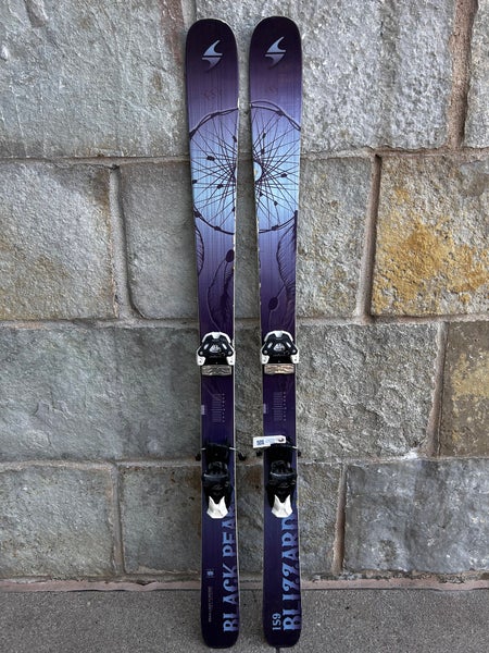 Used Women's Blizzard black pearl 159 cm All Mountain Skis With Bindings Max Din 13