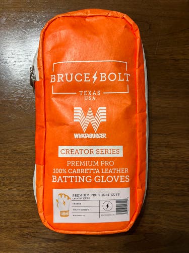 Bruce Bolt Batting Gloves Youth Medium