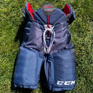 CCM JetSpeed FT390 Junior Large Navy Hockey Pants