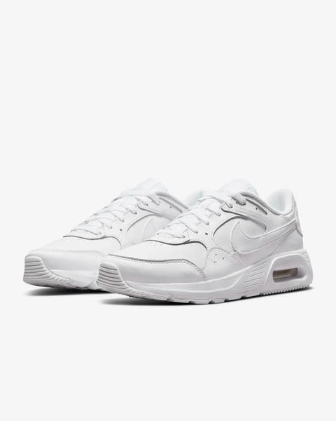 Nike Air Max SC Leather Running  Training Shoes Sneakers Men Sz 9.5 (DH9636-100) Nike Air Max SC Leather White Wheat Black Men main image 3