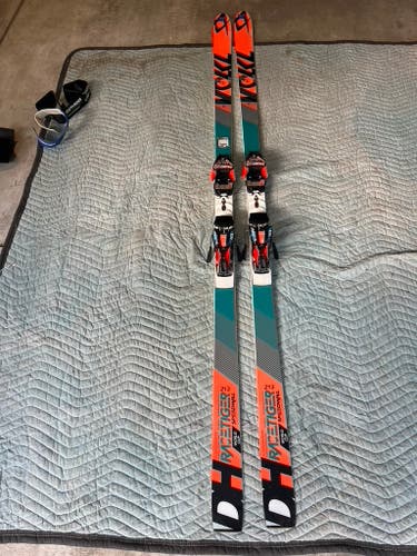 New FIS 213 cm Völkl DownhIll Racetiger Speedwall WC Skis w Marker Bindings 18 Din Bindings