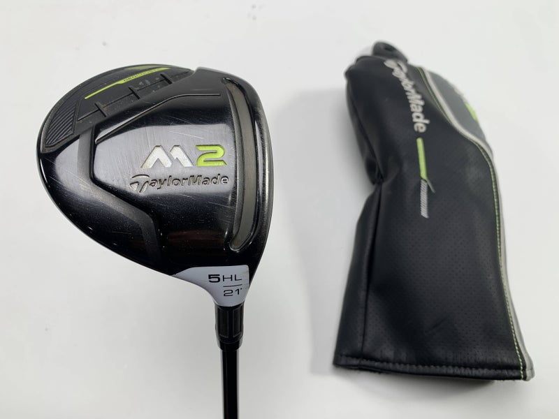 TaylorMade 2019 M2 5 Fairway Wood 21* REAX Regular Graphite RH HC Midsize Grip