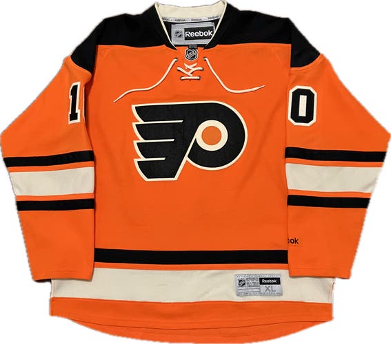 Philadelphia Flyers Brayden Schenn 2012 Winter Classic Reebok NHL Hockey Jersey Size XL