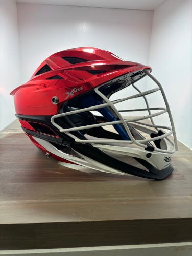 Cascade XRS Helmet Chrome Red