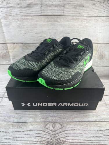 Under Armour Mens Size 10 HOVR Intake 6 Black Noir Running Shoes 3026134-005