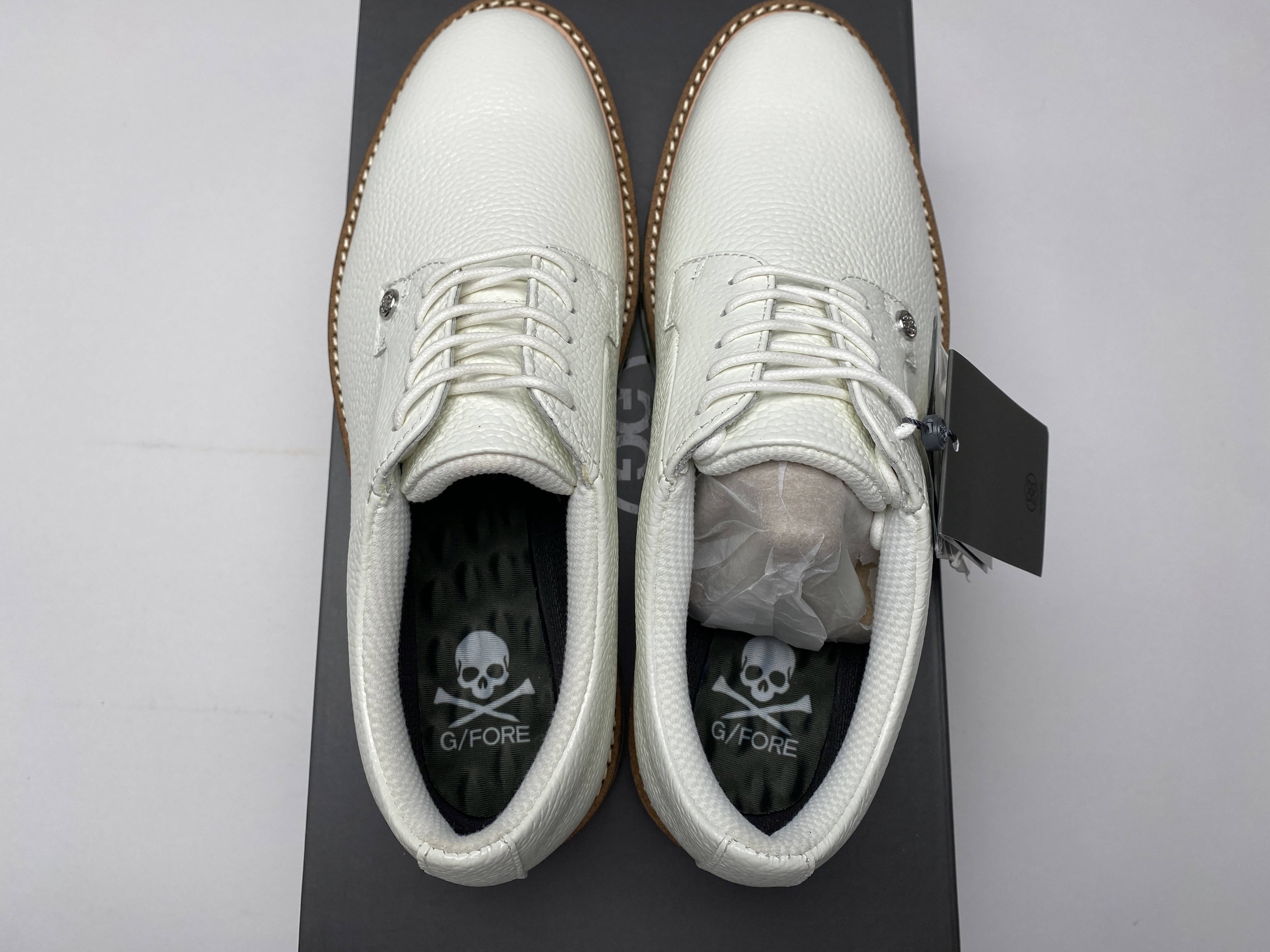 G/FORE Gallivanter Golf Shoes Mens Size 9.5 White Spiked Camo Sole G4MS21EF02 G/Fore Camo Gallivanter Golf Shoes White Green Men main image 2