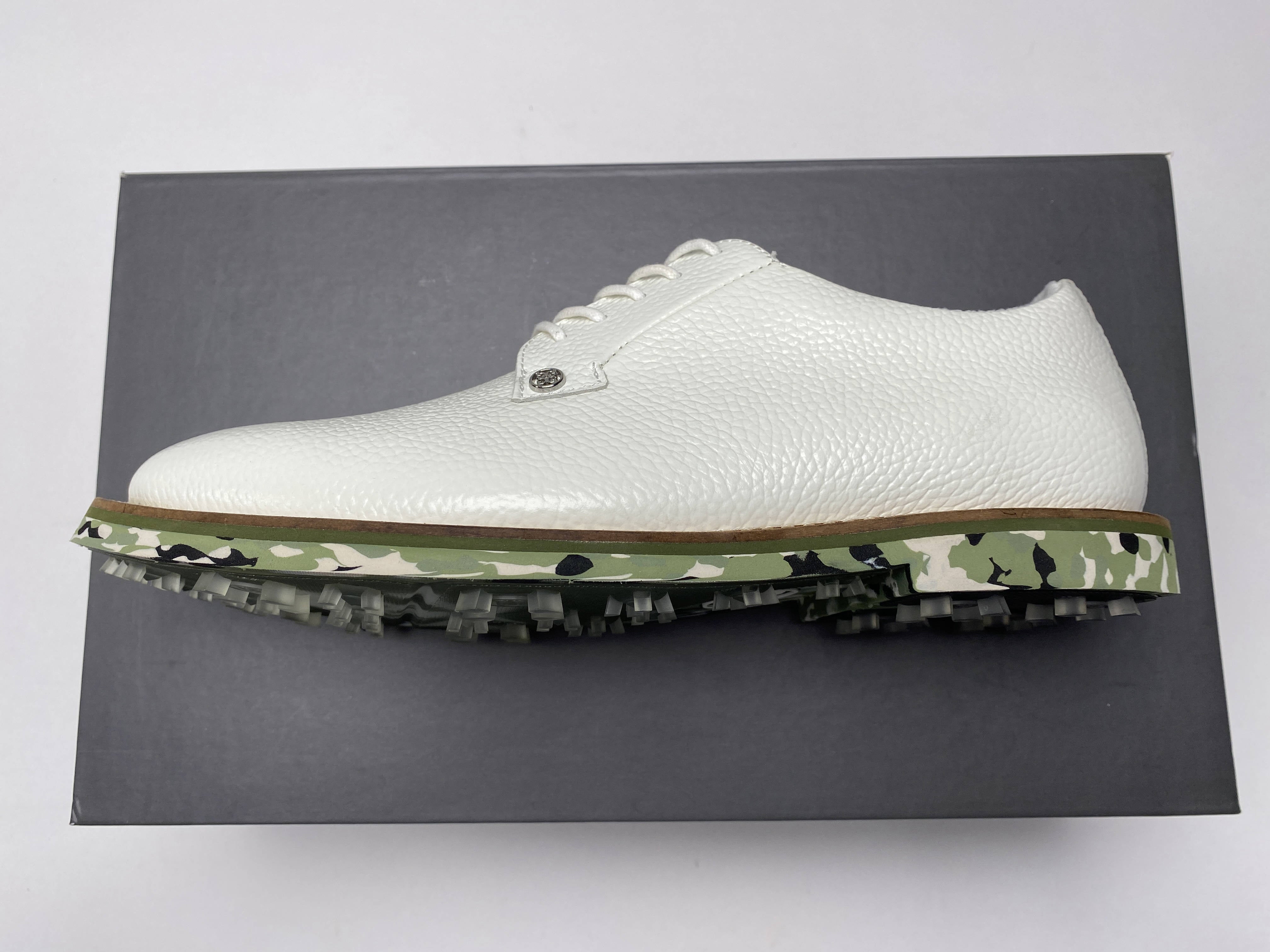 G/Fore Camo Gallivanter Golf Shoes White Green Men display picture 3