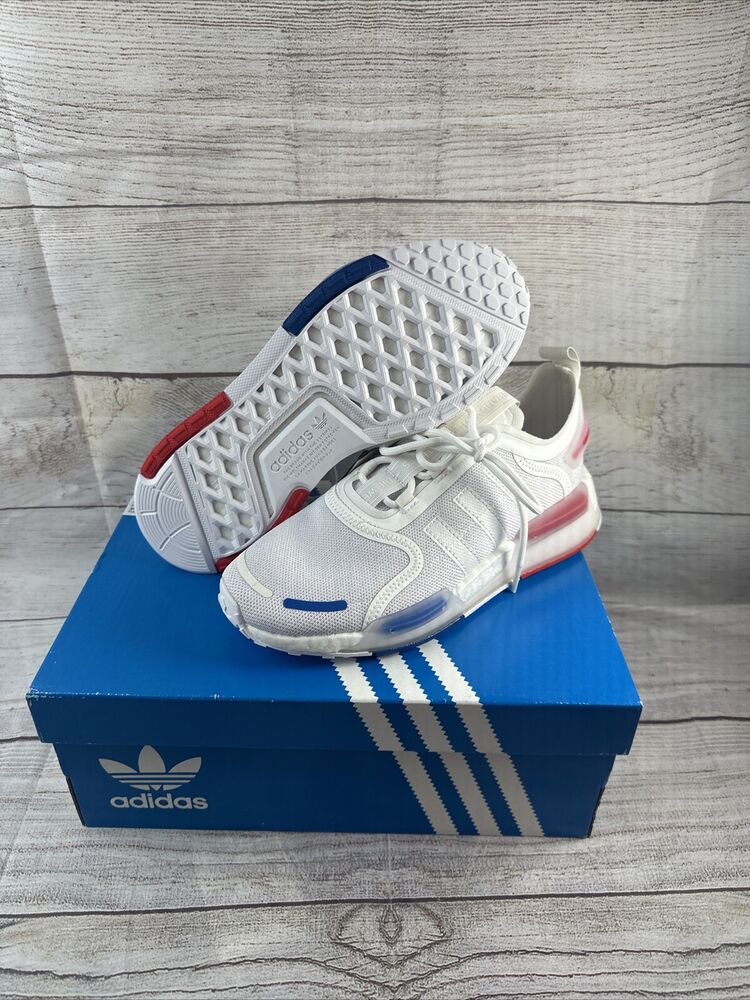 Adidas NMD V3 J Cloud White/Red/Blue Youth size 5.5. GZ4312 | SidelineSwap  | Buy and Sell on SidelineSwap