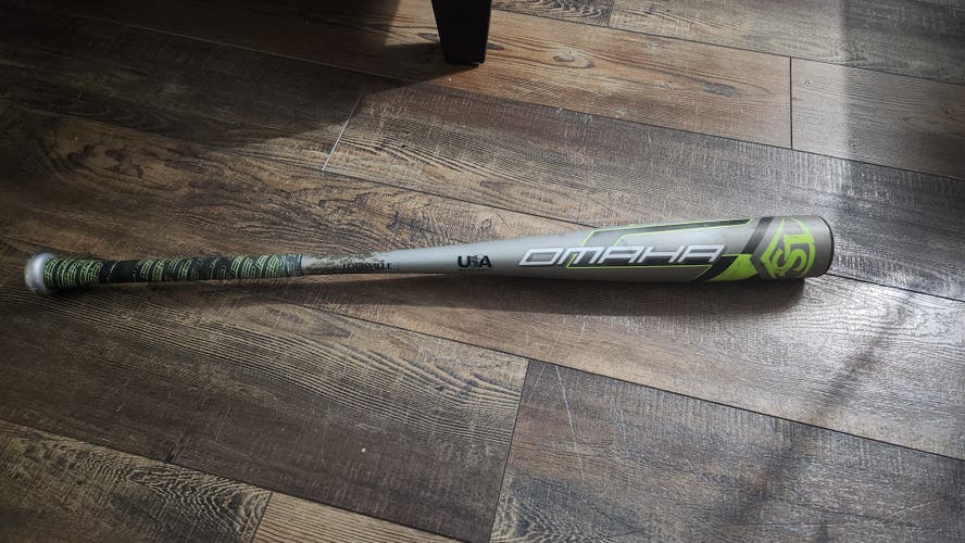 Used 2020 Louisville Slugger Omaha USABat Certified Bat (-10) Alloy 22 oz 32"