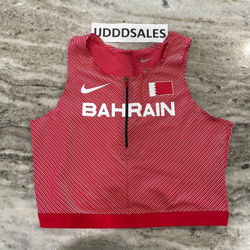 Nike Pro Elite Olympics BAHRAIN Team PE Track Top Zip Up CK3177-657 Women’s Sz L