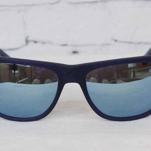 Dragon Brake Sunglasses Matte Crystal Navy Blue Lens New