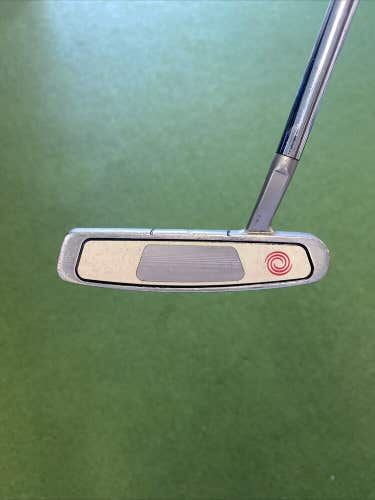 Used RH Odyssey White Steel #2 35” Putter Blade Putter