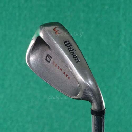 Wilson Deep Red Single 3 Iron Factory Fat Shaft Fluid Feel Steel Stiff