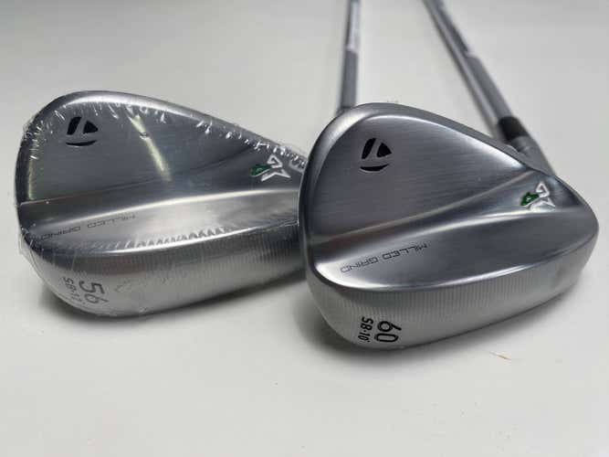 TaylorMade Milled Grind 4 Chrome Wedge Set 56* 12 | 60* 10 Wedge LH