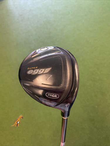 Used RH PRGR Super Egg 7 Fairway Wood 22* Graphite Senior Flex Shaft + HC