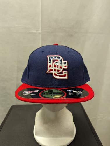 Retro Washington Nationals Alt Patriotic DC New Era CoolBase 59fifty 7 5/8 MUSA