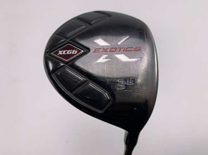 Tour Edge XCG6 3 Fairway Wood 15* Wishon S2S White 63g Senior Graphite Mens RH