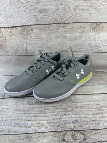 Under Armour Women’s Performance Spikeless Golf Shoes Gray Volt 1297176-035 SZ 8