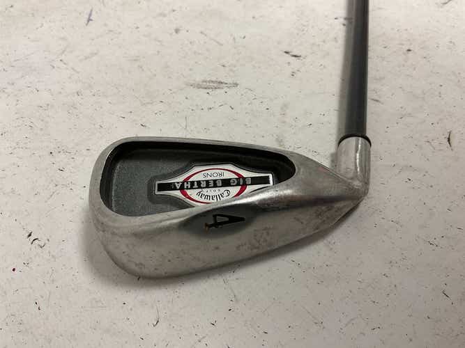 Used Callaway Big Bertha 4 Iron Regular Flex Graphite Shaft Individual Irons