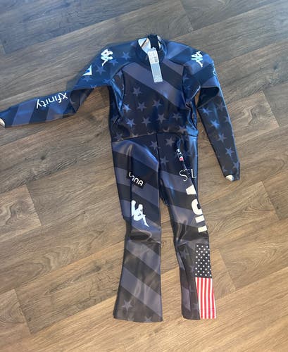 New in bag Large Men's kappa US Ski Team DH Suite FIS Legal