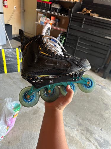 Bauer 2s pro Regular Width Size 8 Inline Skates Converted With Marsblade